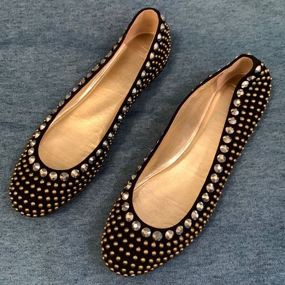 Giuseppe Zanotti Shoes - Giuseppe Zanotti studded flats